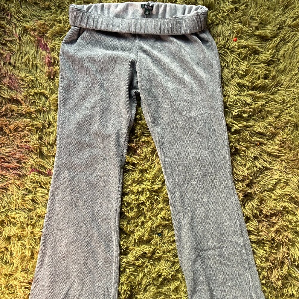Y2K flaired grey sweats